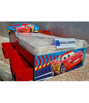 CAMA CARS PARA NIÑOS (SIN COLCHON) - 516CAC - 14397